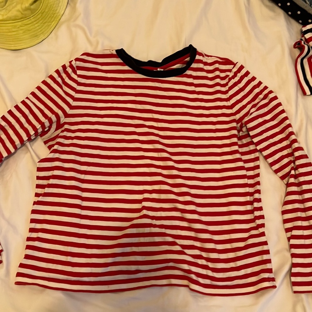& other stories red stripe long sleeve
